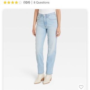 Universal thread high-rise 90s straight Jean